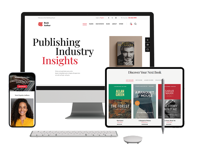 Professional Author's Website Services